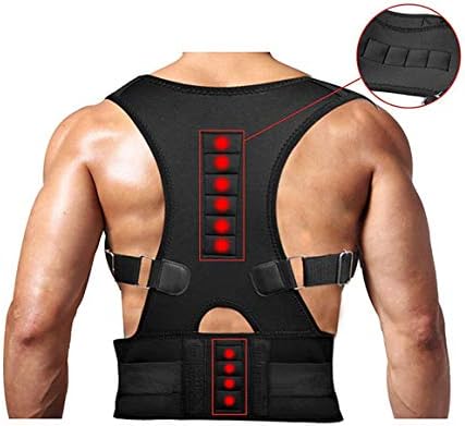 Adjustable Back Posture Corrector Magnetic Therapy Posture Corrector Shoulder Back Brace Support Belt