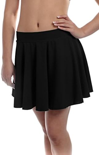 Womens Circle Dance Skirt XX-Large Black by B Dancewear Adult Sizes