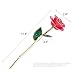 DEFAITH Real Rose 24K Gold Dipped, Forever Gifts for Her Valentine's Day Anniversary Wedding and Proposal - Pink with Stand