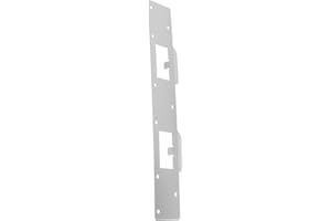 Hohopeti Heavy Duty Metal Door Strike Plate Security Latch Reinforcement Plate for Exterior Interior Doors