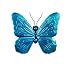 Liffy Metal Butterfly Wall Decor Outdoor Art Decorations Blue for Living Room Bedroom