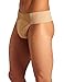 Capezio Men's Quilted Cotton Panel Thong Dance Belt, Natural, X-Large
