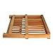 Totally Bamboo Compact Collapsible Bamboo Dish Drying Rack