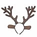 Pixnor Reindeer Antlers Headband Headwear Christmas Headband for Christmas Easter Halloween Party