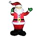 Inflatable Santa Santa LED Light Up Giant Christmas Xmas Inflatable Santa Santa Carry Gift Bag for Blow Up Yard Decoration, Indoor Outdoor Garden Christmas Decoration