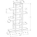 Monarch Specialties , Bookcase Open Concept, Display Etagere, Cappuccino, 71