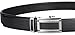 Marino Men's Ultra Soft Leather Ratchet Dress Belt with Automatic Buckle, Enclosed in an Elegant Gift Box - Gunblack Silver Leather Buckle W/ Black Leather - Custom XL: Up to 54