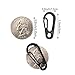 SWATOM Small Mini Carabiner Clip Tiny Spring Snap Hook Keychains Micro Carabiners for Paracord EDC Alloy Key Rings Outdoor Hiking Fishing Camping Backpack Accessories