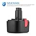 Powerextra 2 Pack 14.4V 3000mAh Battery Replacement for Lincoln Grease Guns 1401 1442 1442E 1444 1444E