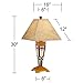 Robert Louis Tiffany Mission Rustic Table Lamp with Nightlight 30