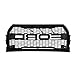 Raptor Style Grille For 2015-2017 Ford F-150 Front Grill Matte Black XL, XLT, Lariat, King Ranch, Platinum, Limited(WITH letters F & R)