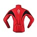 ARSUXEO Winter Warm UP Thermal Softshell Cycling Jacket Windproof Waterproof Bicycle Mountain Bike Clothes 15-K Red Size Medium