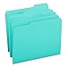Smead Standard File Folders, 100 Count, Teal, 1/3-Cut Tabs, Letter Size (13143)