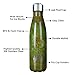 Insulated Water Bottle, 17 Oz Stainless Steel Double Wall Vacuum Sports Drink Bottles, Leak- proof and No Sweating Cola Shape Travel Bottles, Keeps Drinks Cold & Hot for 24 Hours (Emerald Green)