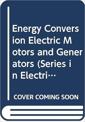 Energy Conversion Electric Motors And Generators The Oxford