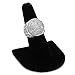 L & L Nation Men HQ Silver Tone Round Side CZ Hip Hop Ring Sizes 7-12