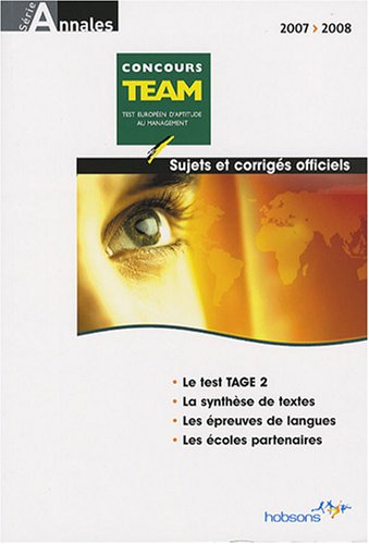Annales TEAM