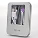 Vsshe Bullet Vibrator - Rechargeable & WarterProof Bullet Massager for Woman - Portable Bullet Viberate Toys (Silver-Purple)