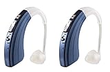 Britzgo Digital Hearing Amplifier (Rechargeable) BHA-1222 (Pair) / Varta Battery/ 5th Generation Digital Chip - USA/FDA Approved/Personal Sound Device