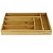 Heim Concept Drawer Organizer Bamboo Cutlery Tray Silverware Organizer/Utensil Holder, Drawer Dividers Organizer for Silverware, Flatware, Knives in Kitchen