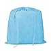 2 Pieces Non-woven Dust Bags for Handbags Breathable Drawstring Pouch (Blue)