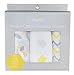 Muslin Swaddle Blankets 3 Pack - Snug Bee - 47”x47” - 100% Cotton Newborn Baby Blankets. Perfect Baby Shower Gift for Boys or Girls. BONUS Included.