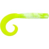 BAITFUEL Saltwater GO2 Grub | Premium Soft-Plastic Grub for Saltwater Species | Action-Packed Tail + Scent Technology | Shinetreuse, 5-Inch