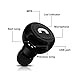 OWIKAR® Mini In-ear Invisible Bluetooth V4.0 Headset Wireless Stereo Bluetooth Earphone Headphones Earbuds Hands-free with Mic for iPhone Samsung HTC Smartphones iPad Tablets (Black)