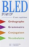 Cours d'orthographe, 5e, 4e, 3e, 2000 by 