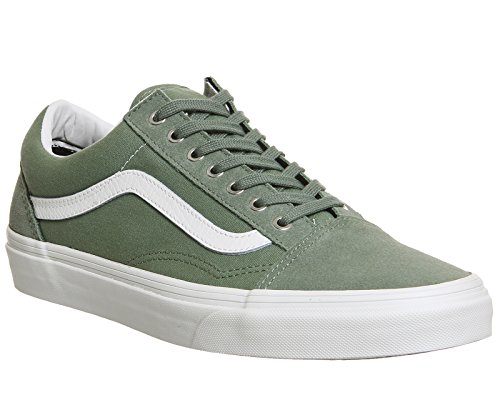 Vans Old Skool Snake Sneakers Sea Spray Blanc Mens Classic