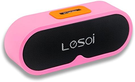 Portable Wireless Bluetooth Speaker - with 8-Hour Playtime, 33-Foot Bluetooth Range &amp; Built-in Mic, Dual-Driver Portable Wireless Speaker with Low Harmonic Distortion and Superior Sound - Pink