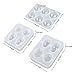 LET'S Resin 3PSC Alien Skull Resin Molds, Silicone Alien Resin Molds with Epoxy Resin Skull Molds, Jewelry Silicone Molds for Pendant, Necklace, Resin Crafts DIY