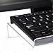 HBlife Keyboard Mouse Storage Rack, Acrylic Keyboard Display Stand Gaming Keyboard Plate Frame Holder Mouse Headset Desktop Organizer Stand, Clear1