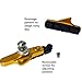 Pioneeryao Sport Road Bike Cycle Bicycle Brake Pads Block 2 Pairs (Fiber)