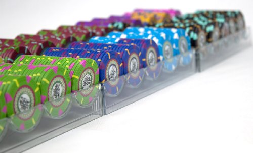 Claysmith Gaming 600Ct 13.5g 'The Mint' Poker Chip Set in Acrylic Case
