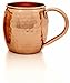 Moscow Mule Copper Mugs - Gift Box Set of 2 - 100% Extra Heavy Solid Copper - Hammered Finish - Premium Quality - 16 Ounce - Barware by Silky Copper
