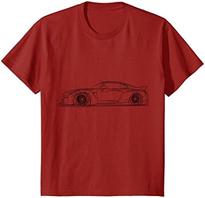 Kids Rocket Bunny GTR / Skyline GT-R T-Shirt 6 Cranberry