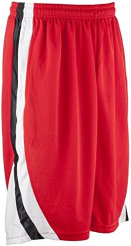 Better Wear Basketball Shorts for Men 2XL Red/White/Black