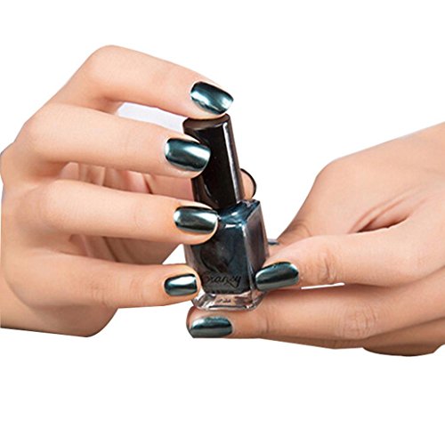 image for Mirror Silver Nail Polish, Forthery Mirror Nail Polish Plating Paste M