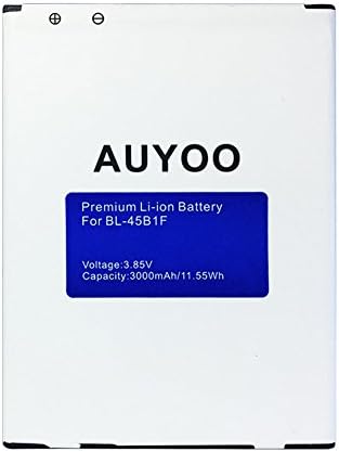 LG Stylo 2 Plus Battery 3000mAh, AUYOO Chargeable Replacement Extended Battery for LG Stylo 2 Plus MS550 K550 LS775 LTE, BL-45B1F Li-ion Battery