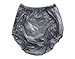 Haian Adult Incontinence Pull-on Plastic Pants Color Transparent Black 3 Pack (Medium)
