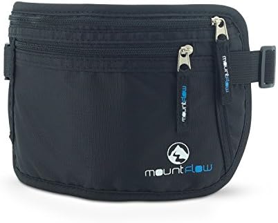 Money Belt for Travel - Hidden Waist Pouch - RFID Card Blocker Traveler Wallet