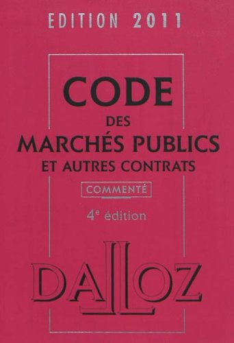 Code des marchés publics et autres contrats