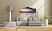 Cao Gen Decor Art-AS40124 5 panels Framed Wall Art Waves Painting on Canvas