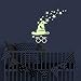 akeke Glow in The Dark Stars Harry Potter Peel and Wall Decals - Harry Potter Gifts Wall Stickers for Boys Girls Bedroom Home Door Window Wall Decor