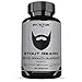 Extra Strength Beard Growth Vitamin Supplement - Grows Facial Hair Fast - Thicker, Fuller Healthier Hair - Vitamins and Minerals for Naturally Stronger, Manlier Hair - 60 Capsules