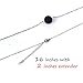 ALUCKY Aromatherapy Essential Oil Diffuser Necklace Lava Stone Pendant,Stainless Steel Chain,Simple and Delicate- Perfect Gift for Valentine's Day!