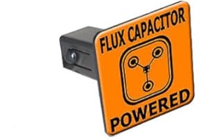 GRAPHICS & MORE Flux Capacitor Powered Tow Trailer Hitch Cover Plug Insert 1 1/4 inch (1.25")