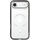 CASETiFY Compact iPhone Air Case [Slim and Sleek/Compatible with Magsafe / 4 ft. 2X Military Grade Drop Protection] - Clear Black