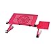 Beebay Laptop Stand with Big Cooling Fan,Adjustable Desk for Bed,Sofa,Portable Cozy Desk at Homethumb 1